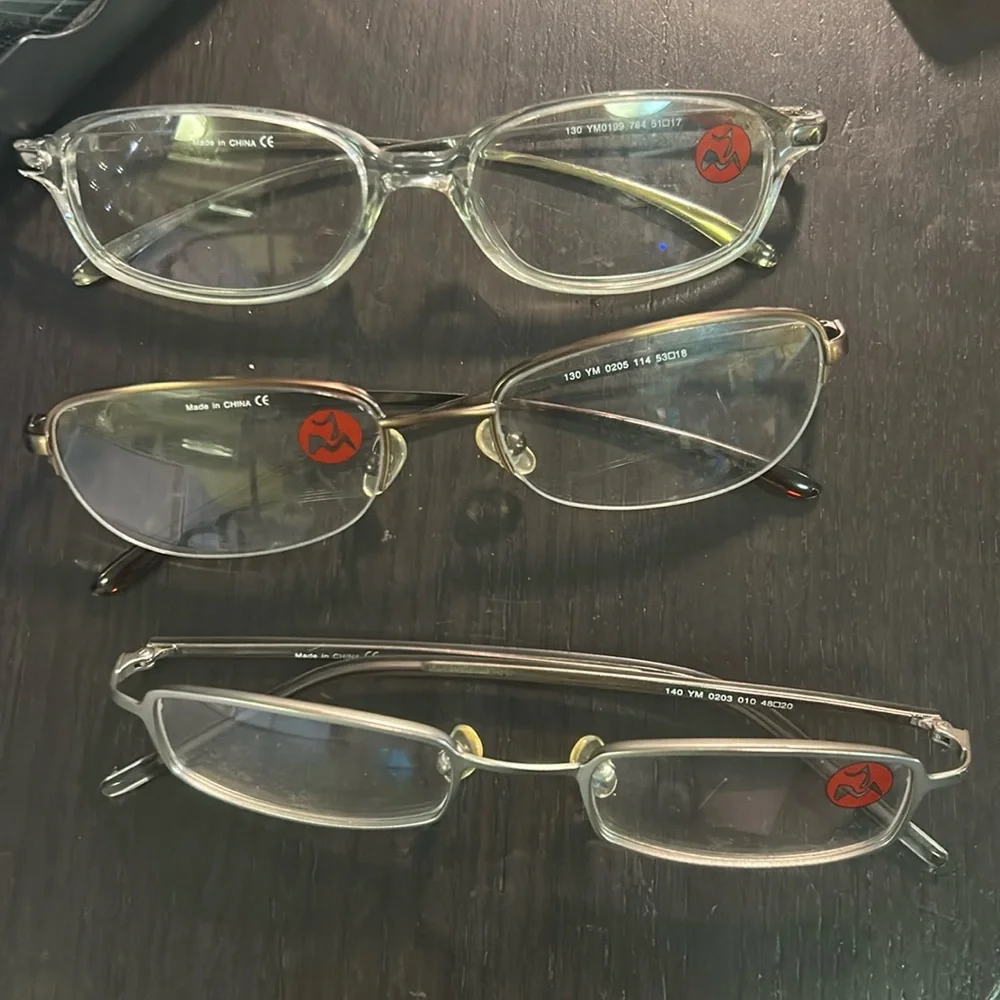 3 pairs Yoshi Mikasada Glasses pick one or both